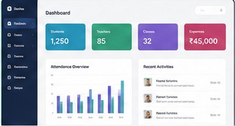 School management system project preview